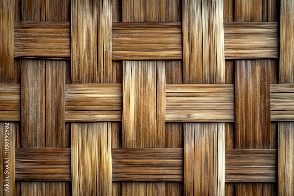 Natural textured strips of bamboo and wood for furniture Bamboo weaving backdrop Natural textured strips of bamboo and wood for furniture Bamboo weaving backdrop