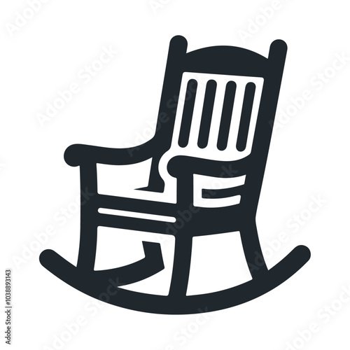 Comfortable furniture seat chair vector icon design