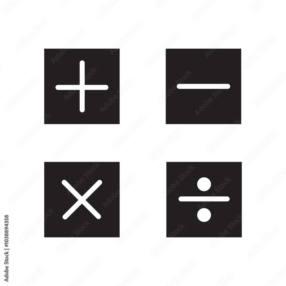 Math Symbols vector icon illustration of School iconset. Math Symbols vector icon illustration of School iconset.
