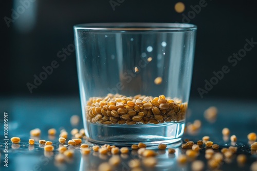 Soak fenugreek seeds in water overnight photo