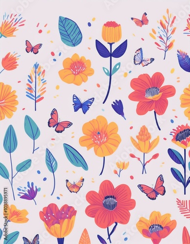 Flowers - Doodle Style Set