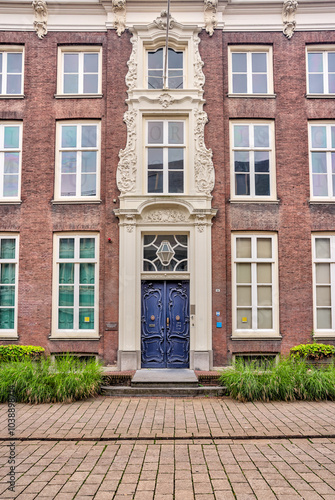 Arnhem, Netherlands - August 1, 2024: Colourful shops and restaurant exteriors in Arnhem, Netherlands 