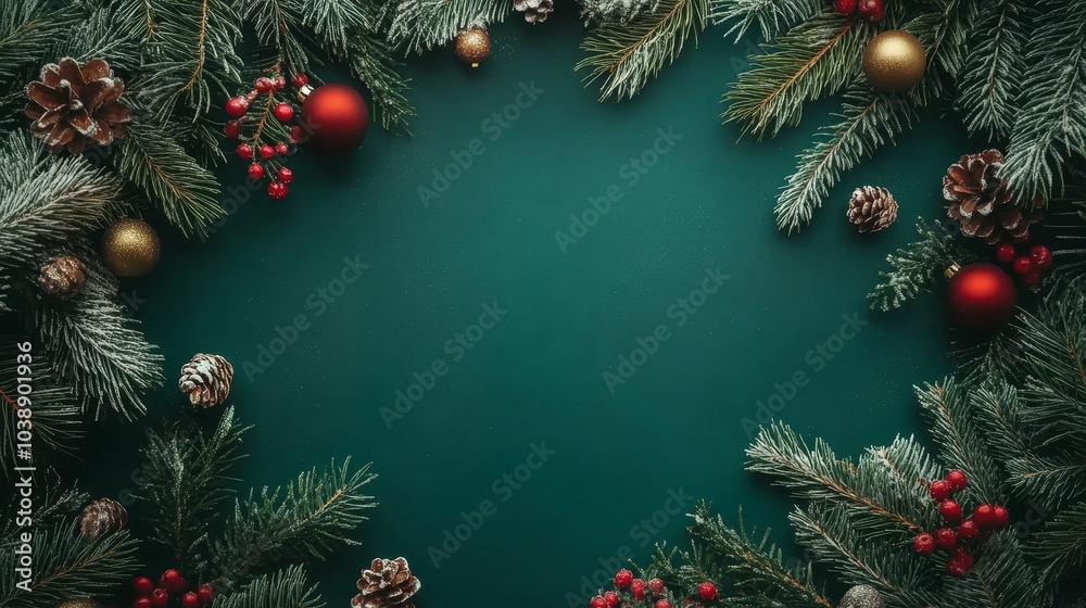 Christmas background with copy space
