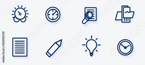 Icons for Contact Us, Business, Time, Navigation, SEO, Delivery, Finance, Medicine, Arrows, Shopping, Security, and more. Editable strokes.