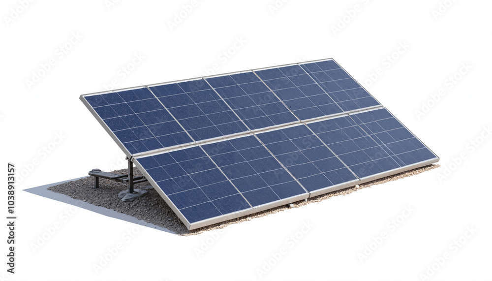 solar panel isolated on white solar panel isolated on white