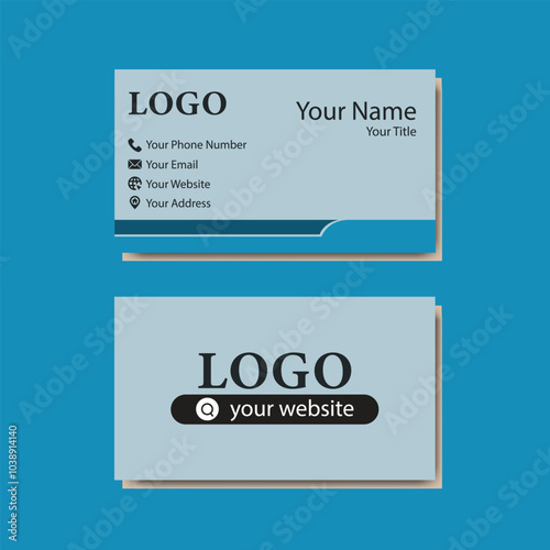 Wallpaper Mural 
Business card design template, Clean professional business card template, visiting card, business card template. Torontodigital.ca