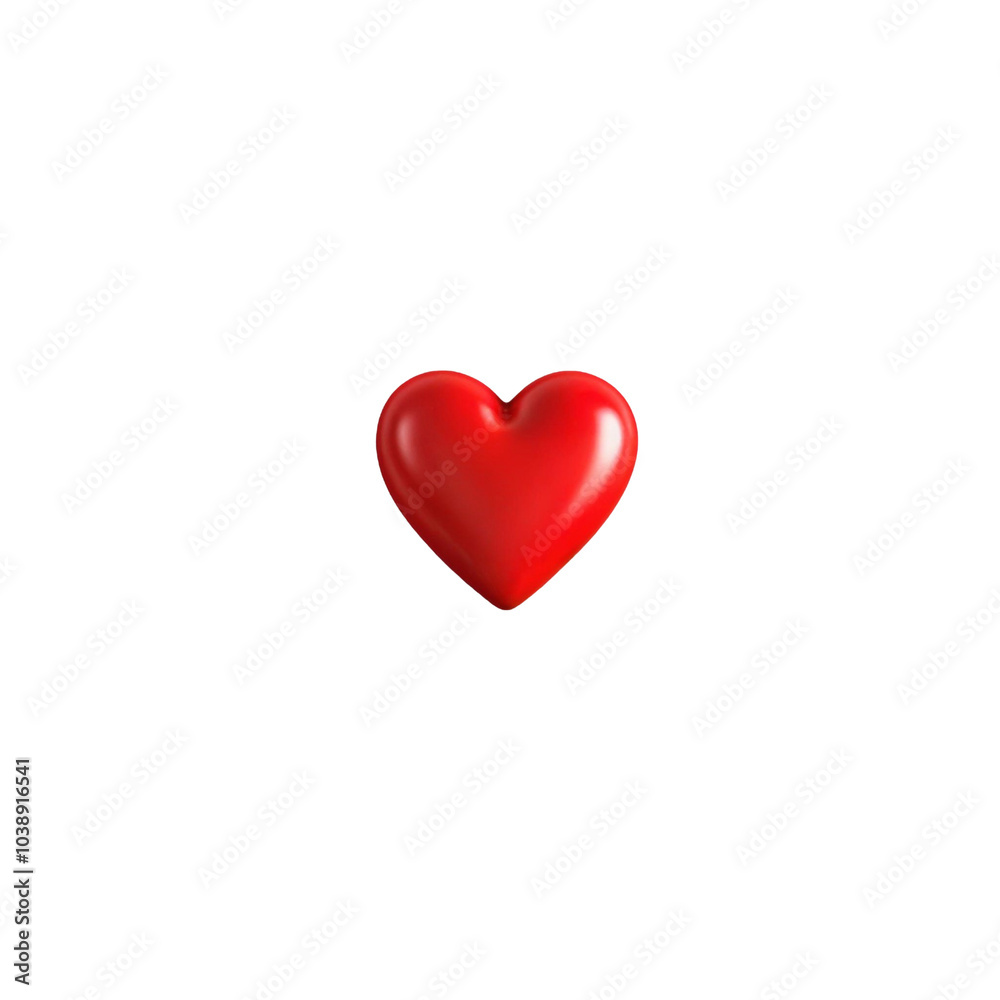 3D rendering of a red heart. ai generated png transparent background 3D rendering of a red heart. ai generated png transparent background