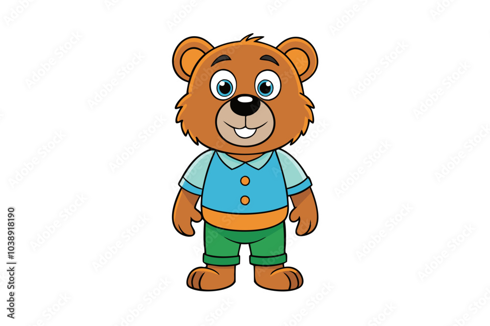 Bear cartoon vector illustration Bear cartoon vector illustration