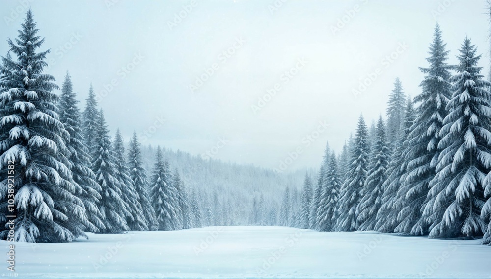 Naklejka premium Winter Wallpaper