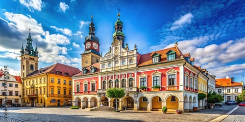 Explore the architectural marvels of Postoloprty Town Hall, Czech Republic, through stunning photography. photo