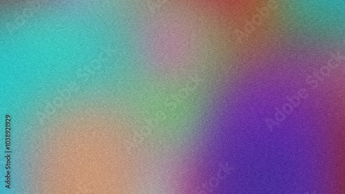 Gradient Background with Unique Grainy Noise for Posters, Vibrant Colors and Grainy Noise Texture on Modern Gradient Background