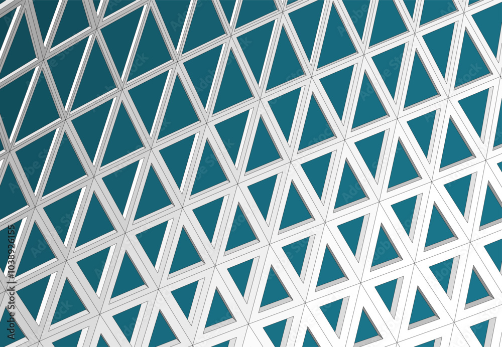 Abstract futuristic architecture vector 3d illustration Abstract futuristic architecture vector 3d illustration