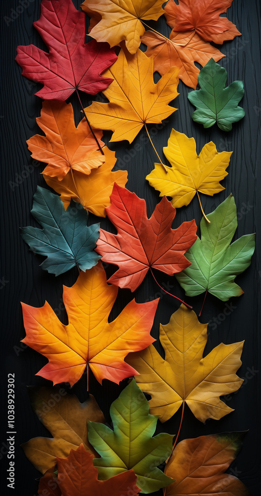 Autumn leaves background Autumn leaves background