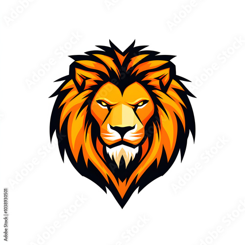 Lion logo design vector template. lion head logo design icon vector illustration