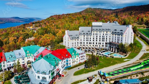 Fall in Mount Tremblant Resort Village, Quebec photo