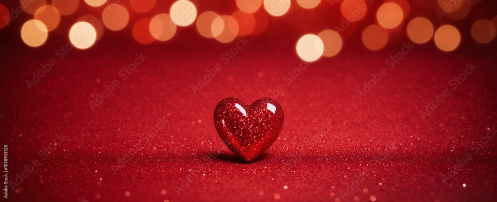 Red heart on a red sparkling glitter background. Holiday Abstract shiny backdrop for Valentine's Day or celebration event for banner, poster, card with copy space. Romantic and love.
Red heart on a red sparkling glitter background. Holiday Abstract shiny backdrop for Valentine's Day or celebration event for banner, poster, card with copy space. Romantic and love.