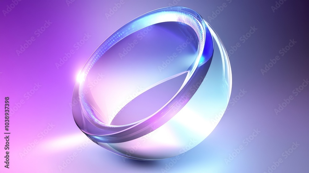 A sleek, modern lens with vibrant reflections and gradient colors, perfect for showcasing technology and design. A sleek, modern lens with vibrant reflections and gradient colors, perfect for showcasing technology and design.