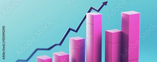 Colorful bar graph illustrating growth and progress with an upward trend, ideal for business presentations and data analysis. Free Download Colorful bar graph illustrating growth and progress with an upward trend, ideal for business presentations and data analysis. - GFXLoad