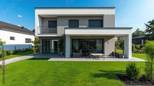 Modern House with Backyard