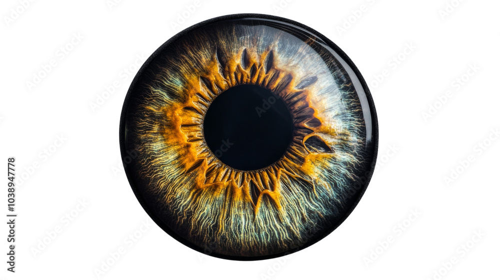 Close-up of Human Eye Iris. Close-up of Human Eye Iris.