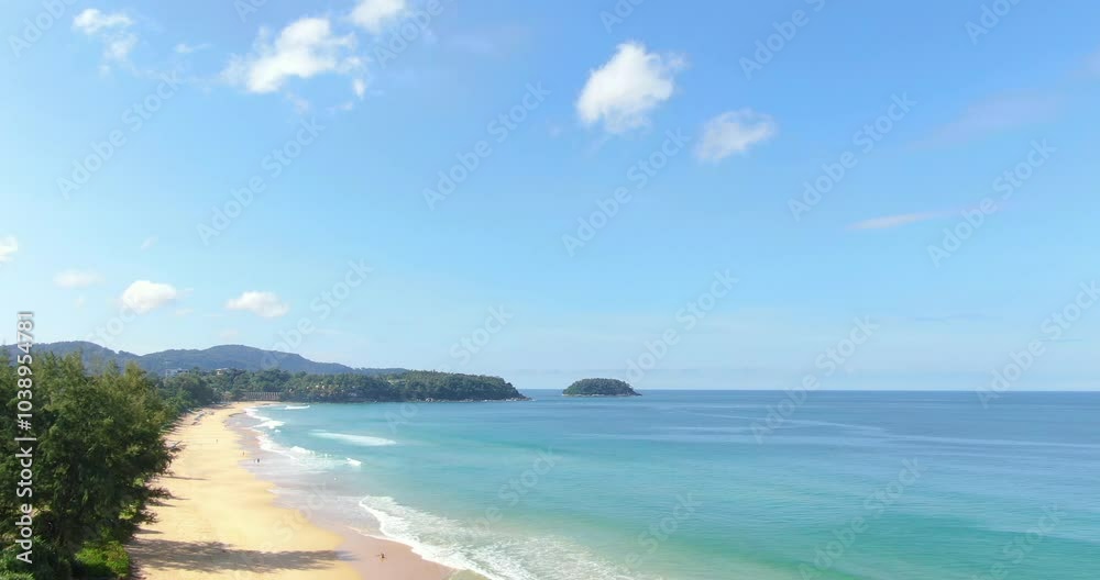 tropical beach and sea copy text space. landscape summer beach Phuket, Thailand tropical beach and sea copy text space. landscape summer beach Phuket, Thailand