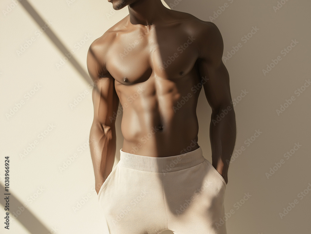 Obraz premium Ciało - męska muskulatura.