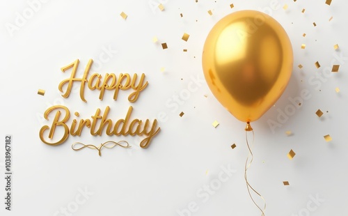 Happy Birhtday Backgroud with ballons , birhtday card