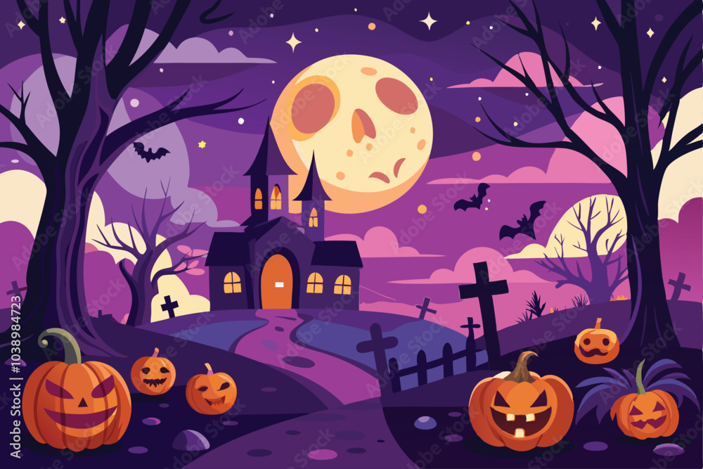 Spooky Halloween Night with JackoLanterns Spooky Halloween Night with JackoLanterns