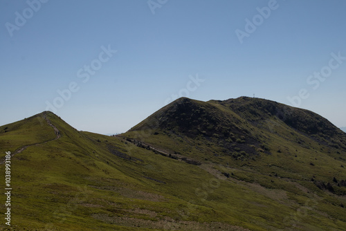 Fototapeta Naklejka Na Ścianę i Meble -  A walk in the Bieszczady National Park - Poland.