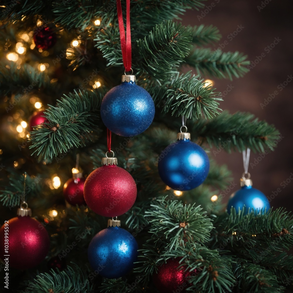 Sparkling toys fill the branches with cheer Sparkling toys fill the branches with cheer