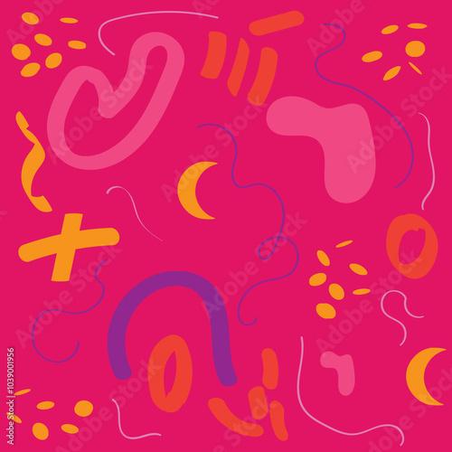 background with shapes