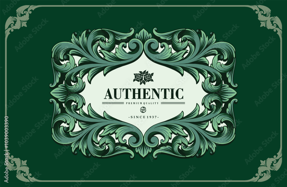 Detailed Luxury Baroque Frame vector design for Design Labels, Stickers, Merchandise, Posters, Wedding Invitations and for your Company or Brand Detailed Luxury Baroque Frame vector design for Design Labels, Stickers, Merchandise, Posters, Wedding Invitations and for your Company or Brand