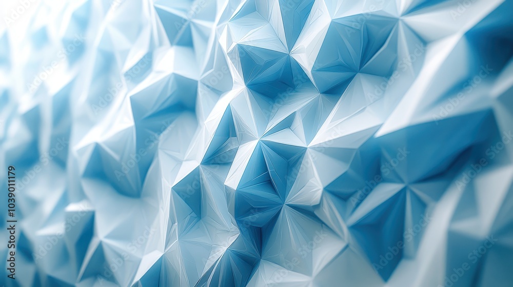 Beautiful futuristic Geometric background for your presentation. Textured intricate 3D wall in light blue and white tones. AI generated. Beautiful futuristic Geometric background for your presentation. Textured intricate 3D wall in light blue and white tones. AI generated.