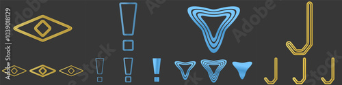 Line logo design collection
