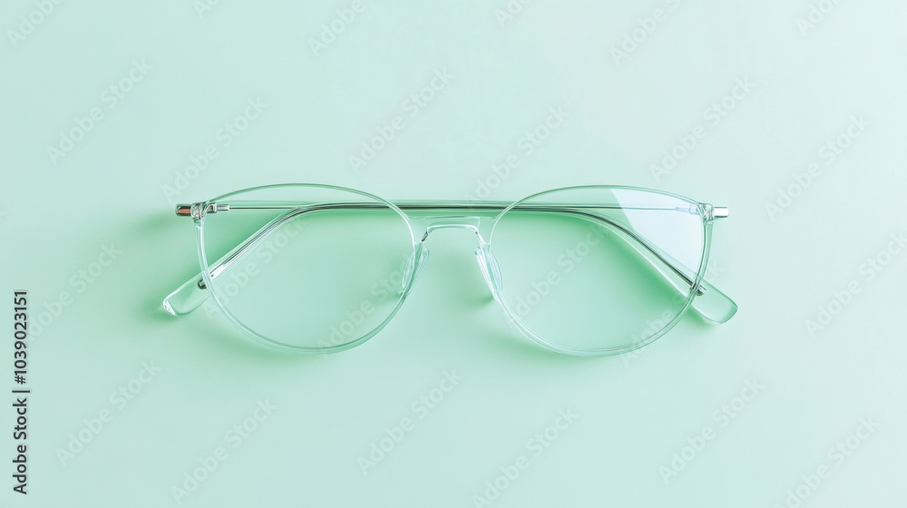 glasses on a light background glasses on a light background