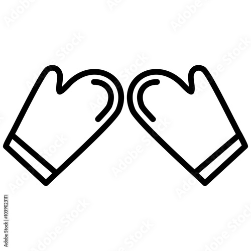 Oven Mitts Icon
