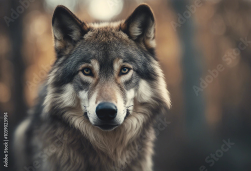 Wolf portrait