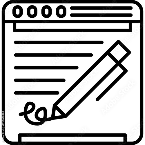 Digital Signature Icon