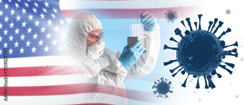 Virus outbreak in USA. Coro...