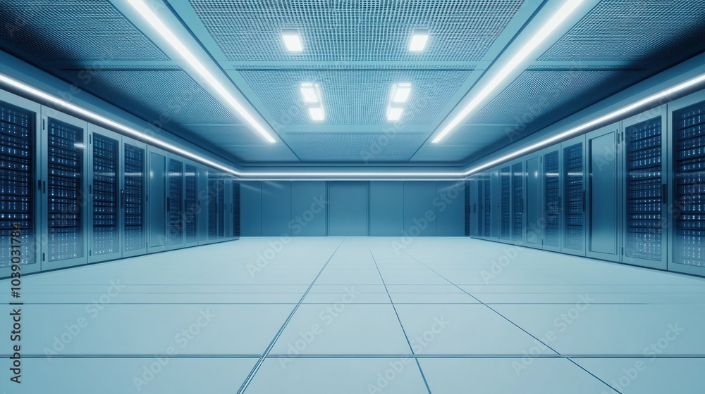 Obraz premium Server Room Interior