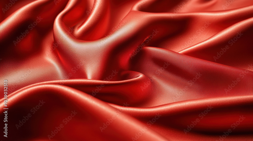 Obraz premium red satin background