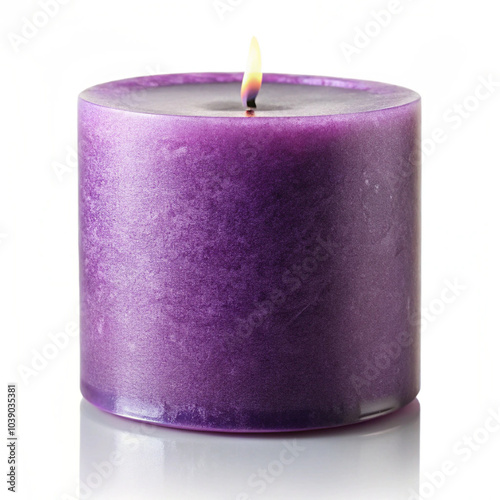 candle isolated on white background