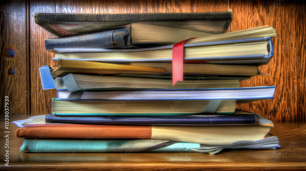 old books on the background of the school old books on the background of the school