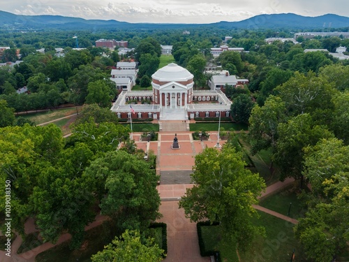 Buildings of University of Virginia, Charlottesville, Virginia, United States. photo