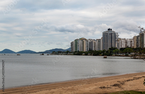 Florianopolis e a avenida beira-mar norte Florianópolis SC Brasil  photo