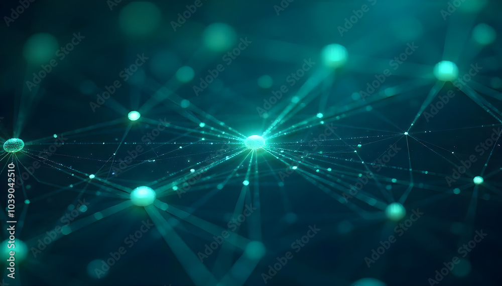 Abstract Waveform of Digital Blue Particles Representing Data Flow and Connectivity in Futuristic Network Landscape Abstract Waveform of Digital Blue Particles Representing Data Flow and Connectivity in Futuristic Network Landscape