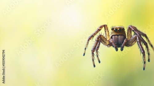 Macro Shot of a Colorful Spider in Nature