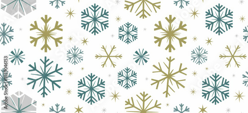 seamless snowflake
