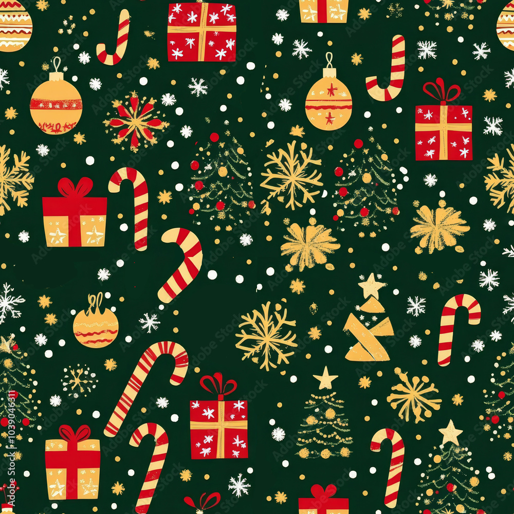 christmas seamless pattern christmas seamless pattern