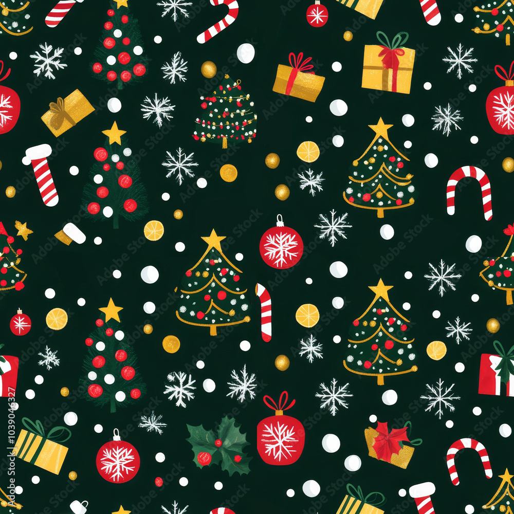 christmas seamless pattern christmas seamless pattern